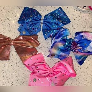 Jojo Big Hair Bows. Lot of 4.